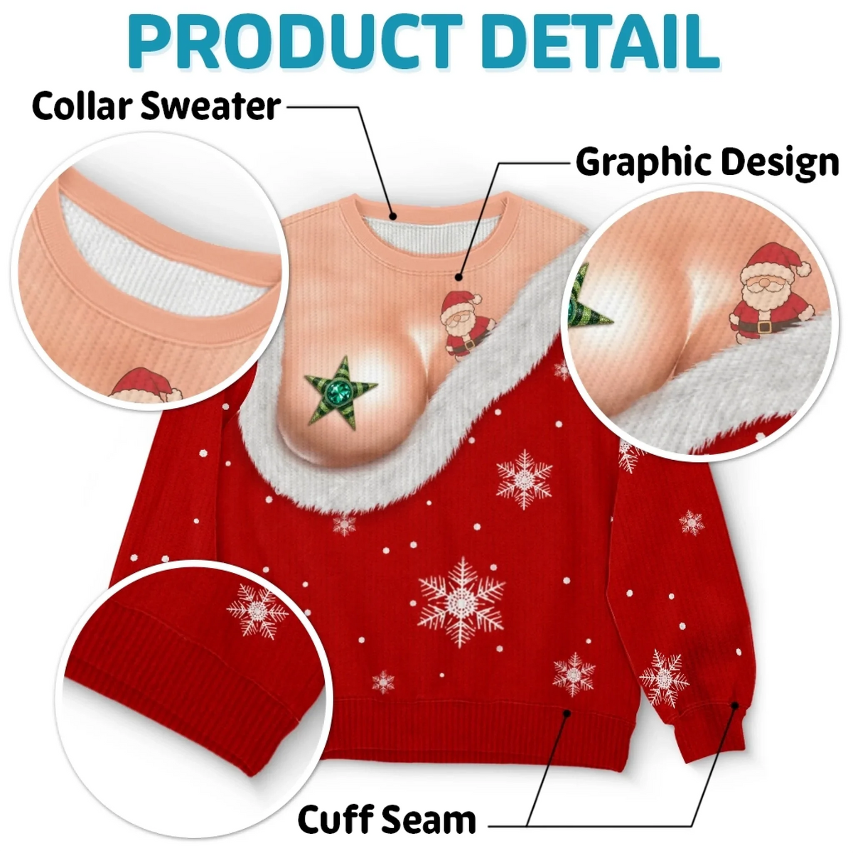 Custom Funny Ugly Sweatshirt - Tis The Season To Misbehave