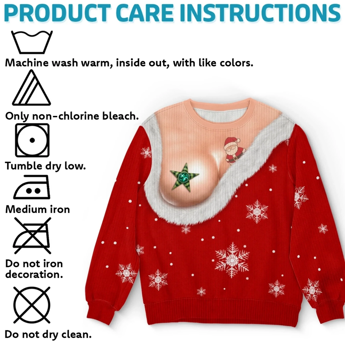 Custom Funny Ugly Sweatshirt - Tis The Season To Misbehave