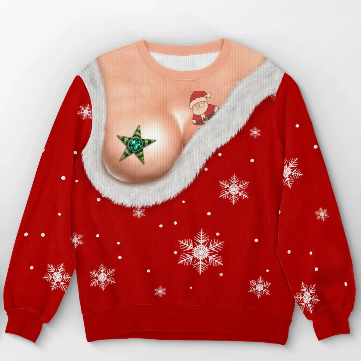 Custom Funny Ugly Sweatshirt - Tis The Season To Misbehave